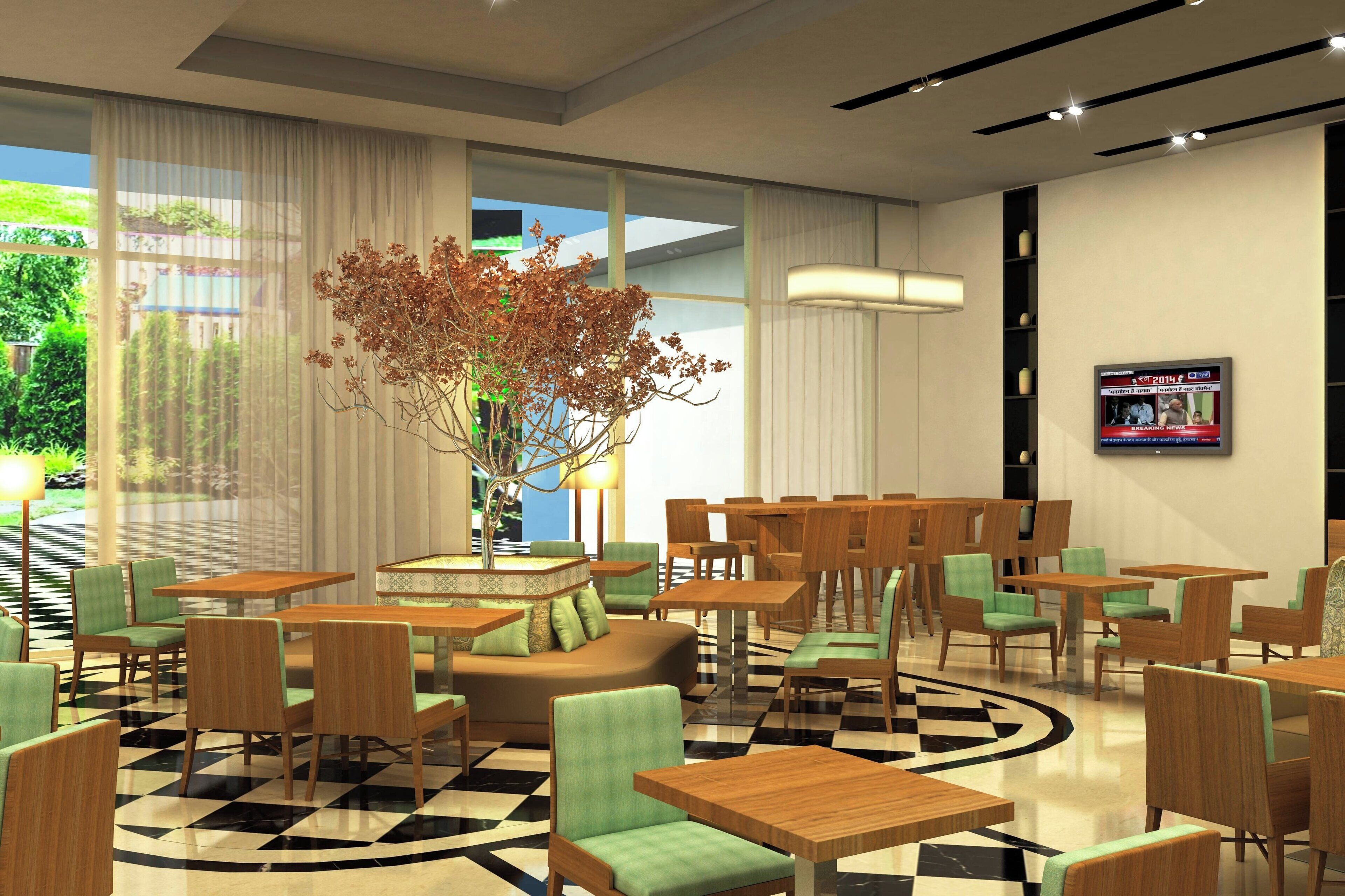 fridge, electric kettle