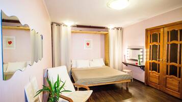 アパートメント 1 ベッドルーム | 1 室のベッドルーム、防音設備、アイロン / アイロン台、WiFi (無料)