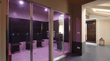 Een sauna, een Turks bad/hammam