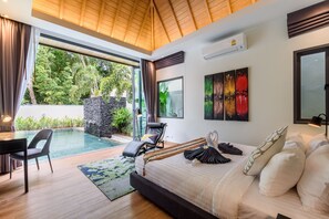 2 habitaciones, decoración personalizada y muebles diferentes 