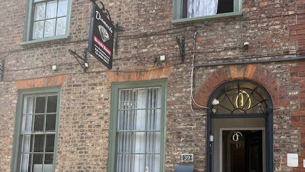 A brick building with a sign for 'Diamond' and a number '39' on the door. - Diamonds Inn Ltd (York)