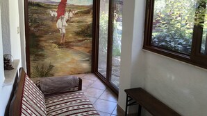 公寓, 1 间卧室, 露台, 花园景观