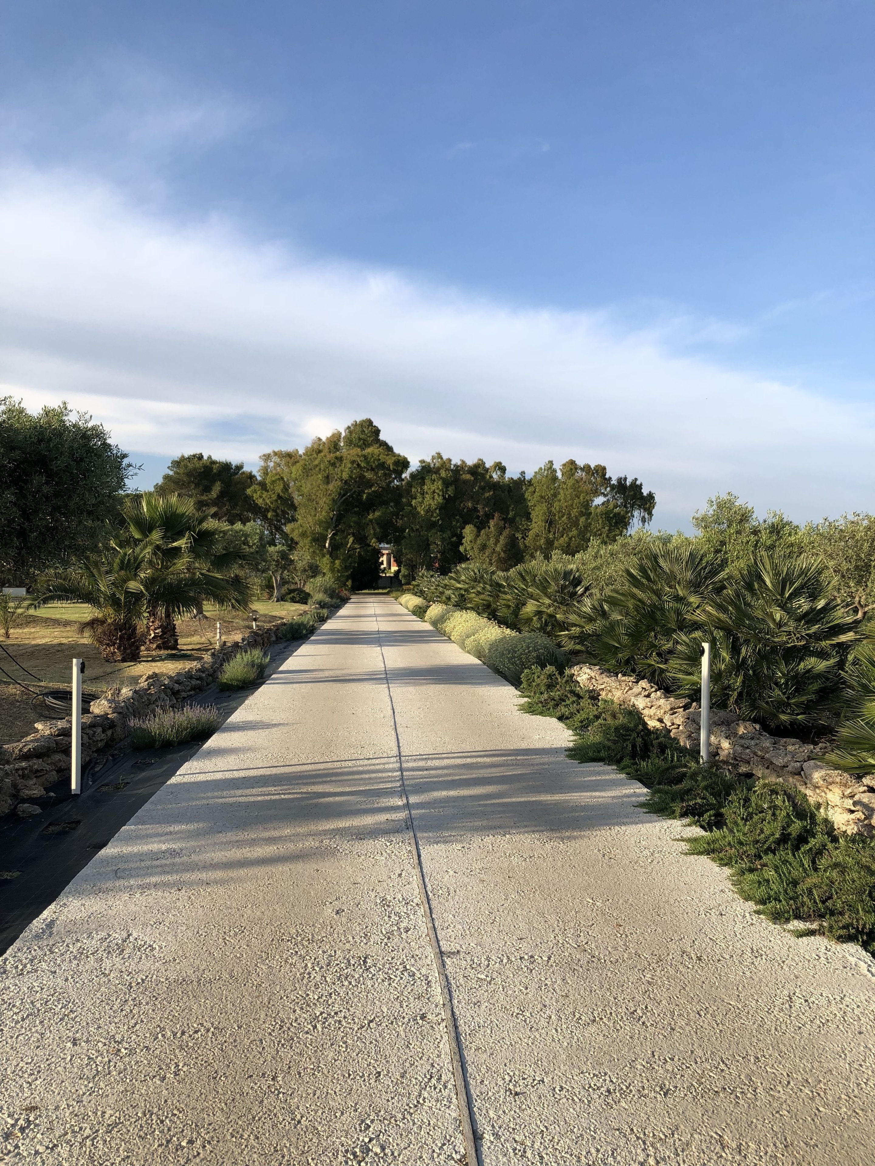 Entrada de la propiedad