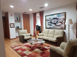 Sala de estar en el lobby