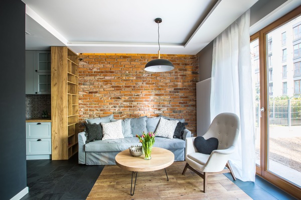 Premium-Apartment, 1 Schlafzimmer | Wohnbereich | Flachbildfernseher