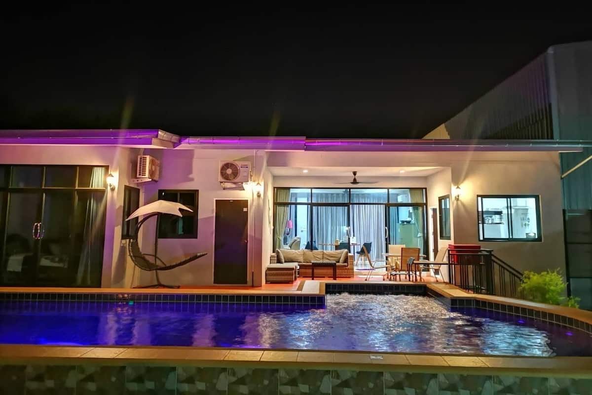 3-Bedroom Villa | Cortinas blackout, ferros/tábuas de passar roupa