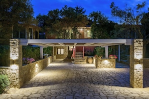Villa, 3 Bedrooms, Private Pool (Danae) | Terrace/patio - Maria Elena Villas (Sithonia)