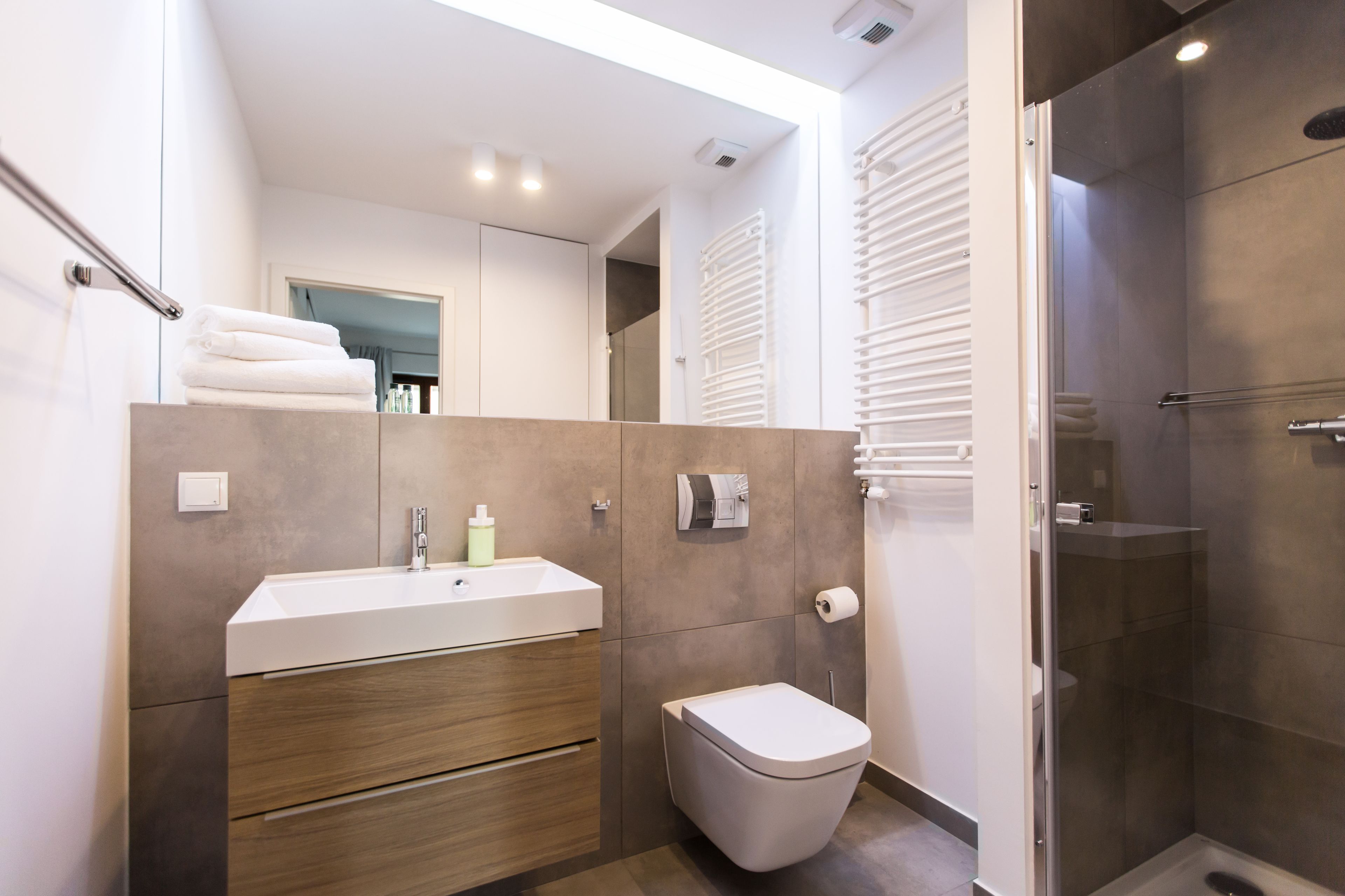 Classic-huoneisto, 1 makuuhuone | Kylpyhuone | Suihku, ilmaiset hygieniatuotteet, hiustenkuivaaja, pyyhkeet