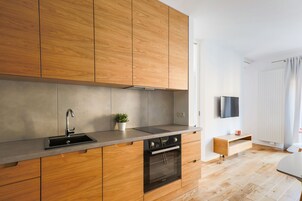 Classic Apart Daire, 1 Yatak Odası | Özel küçük mutfak | Buzdolabı, set üstü ocak, bulaşık makinesi, kahve/çay makinesi 