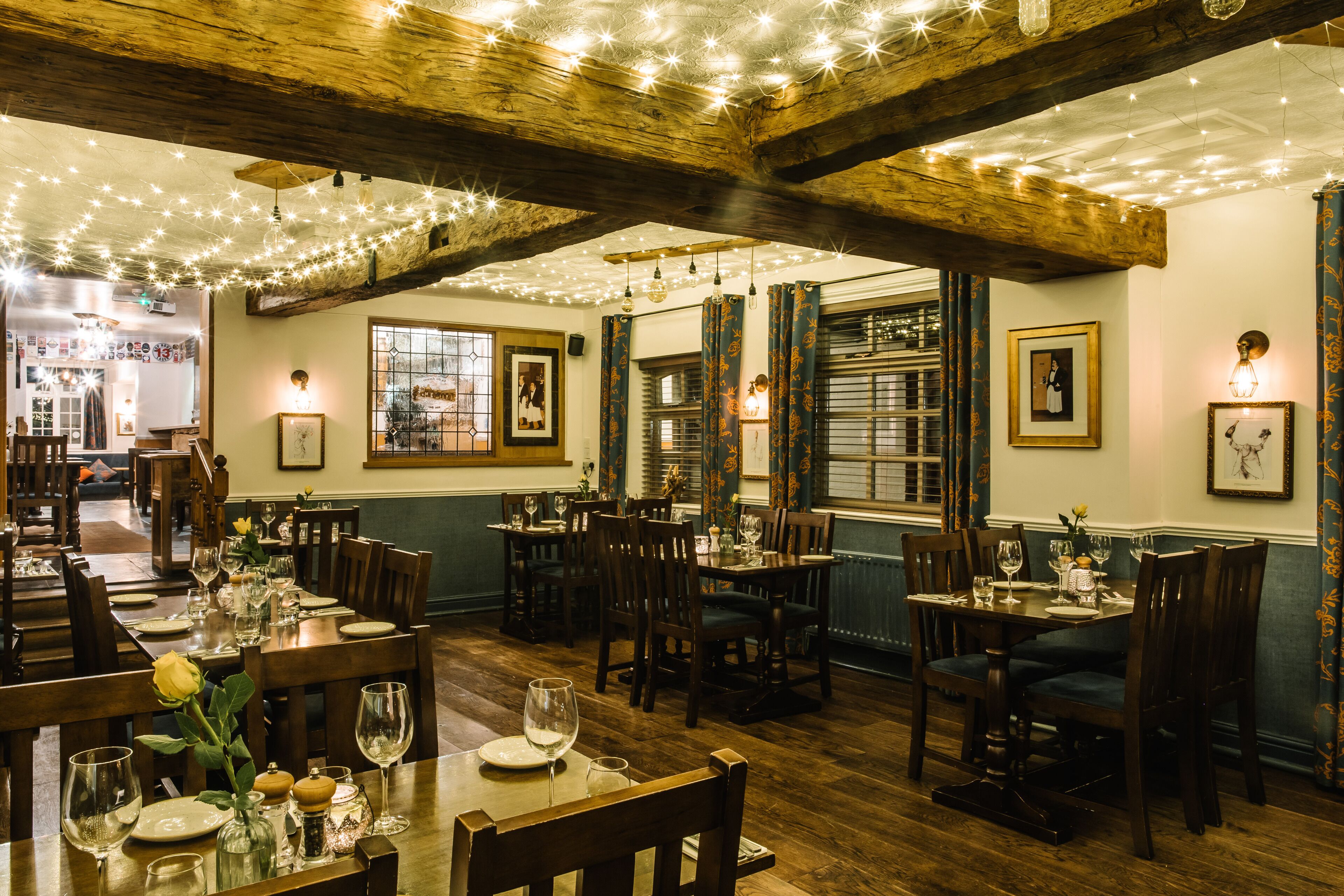 Frokost, lunsj og middag serveres