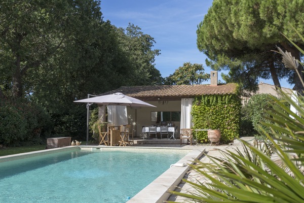 Outdoor pool, open 8:30 AM to 8 PM, sun loungers