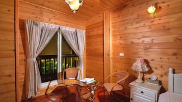 Romantic Double Room | Living area | Flat-screen TV