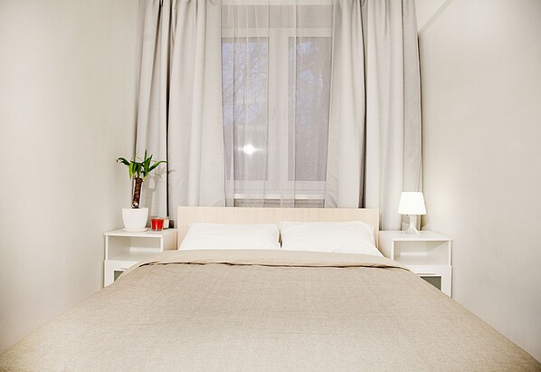 Apartment, 1 Schlafzimmer | 1 Schlafzimmer, hochwertige Bettwaren, Bügeleisen/Bügelbrett
