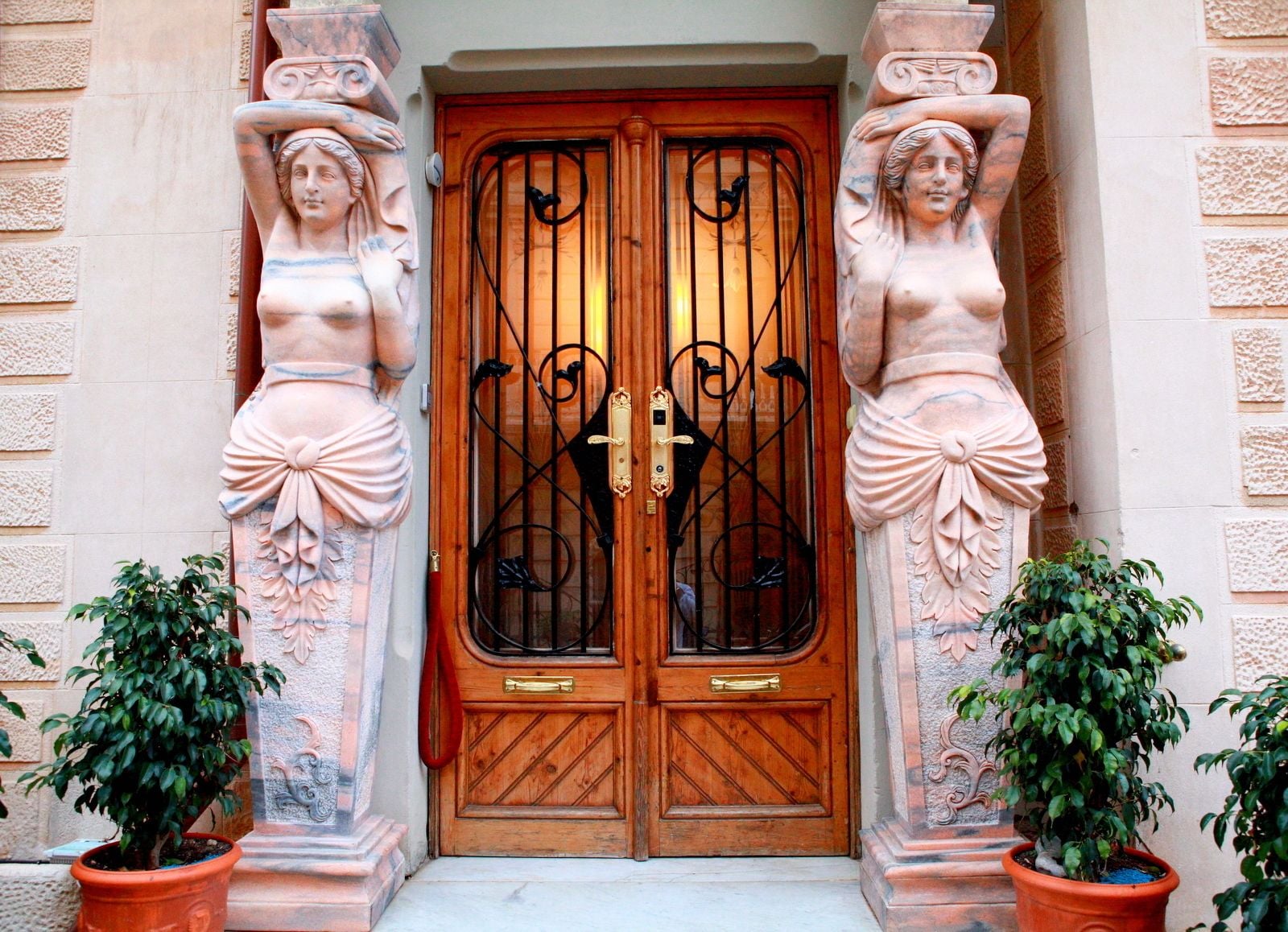 Entrée de l’hébergement