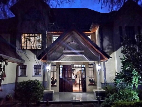 Façade de l’hébergement