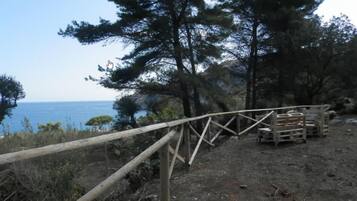 Vue depuis lâhĂ©bergement