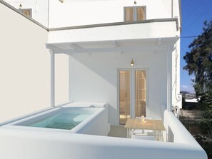 Executive Suite with Outdoor Hot Tub and Sea View  | View from room