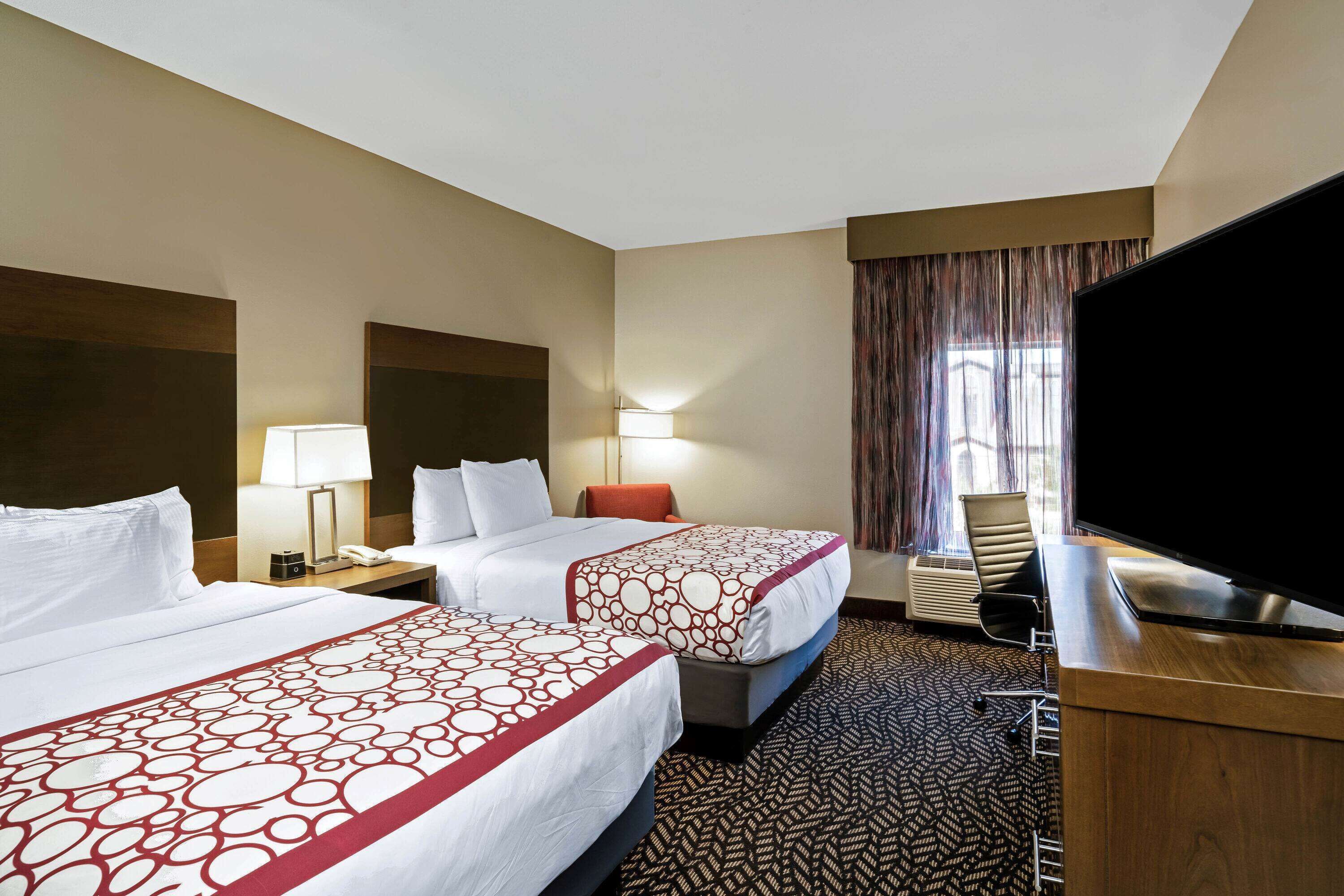 room, 2 queen beds, non smoking | pillow-top beds, desk, soundproofing, iron/ironing board