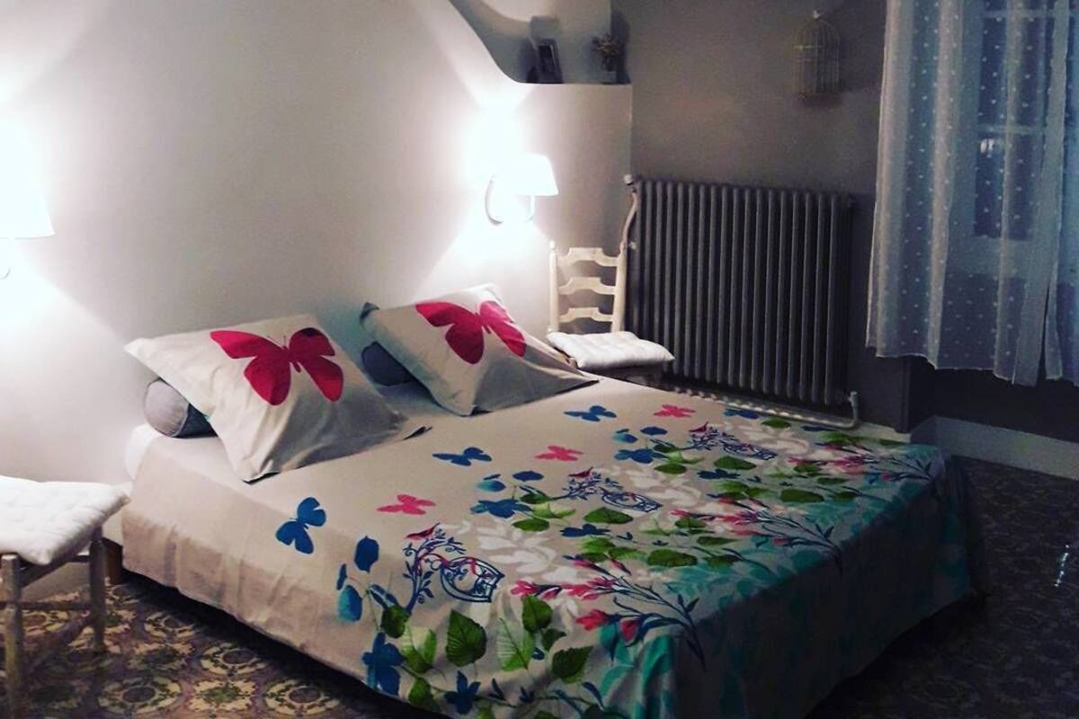 Doppelzimmer (Jardin) | Bügeleisen/Bügelbrett, kostenloses WLAN, Bettwäsche
