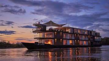 Front of property – evening/night