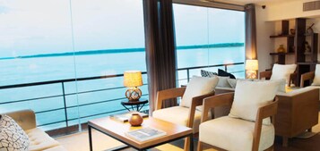 Sala de estar en el lobby