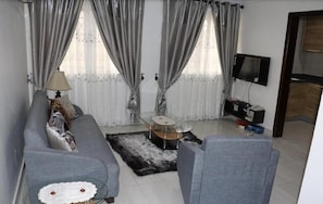 Apartment, 1 Bedroom | Living room - Jaria Apartments (Accra)