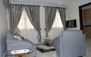 Apartment, 1 Bedroom | Living room - Jaria Apartments (Accra)
