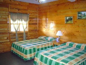 Comfort-Ferienhütte, 2 Schlafzimmer, Nichtraucher | 2 Schlafzimmer, kostenloses WLAN