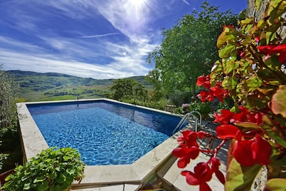 Villa Luna house whit the pool in heart of Motovun