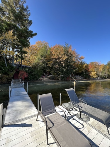 Lemmikkieläinystävällinen, oma hiekkaranta / laituri, Spectacular Winnipesaukee -järvi / -vuori 