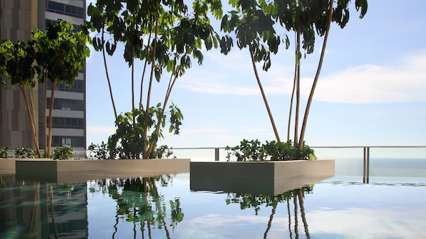 Indoor pool, 2 outdoor pools, pool umbrellas, sun loungers