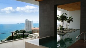 Indoor pool, 2 outdoor pools, pool umbrellas, sun loungers