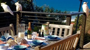 Outdoor dining - 2 Degrees of Separation | Family Beach Retreat (Separation Creek)