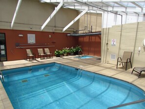 Indoor pool, a heated pool