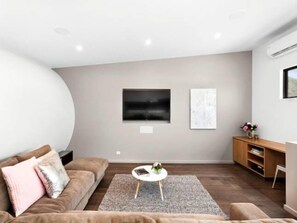 Smart TV, toys, video library, stereo