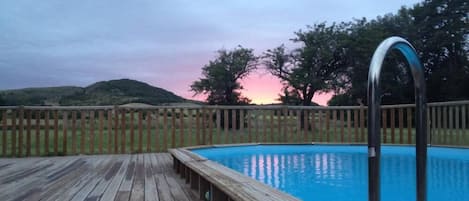 Una piscina climatizada