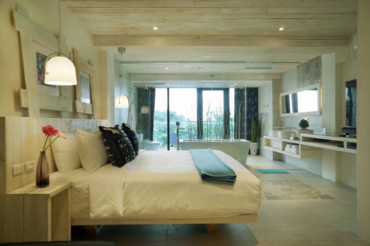 Luxury Double Room | Premium bedding, blackout drapes, cribs/infant beds, free WiFi