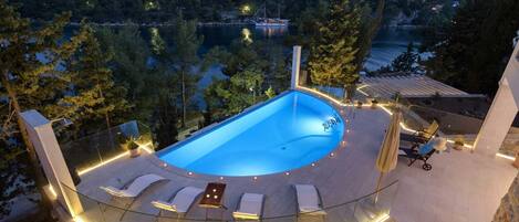Una piscina climatizada