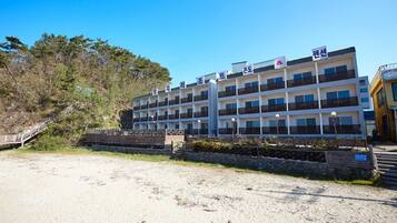 Voorkant van accommodatie