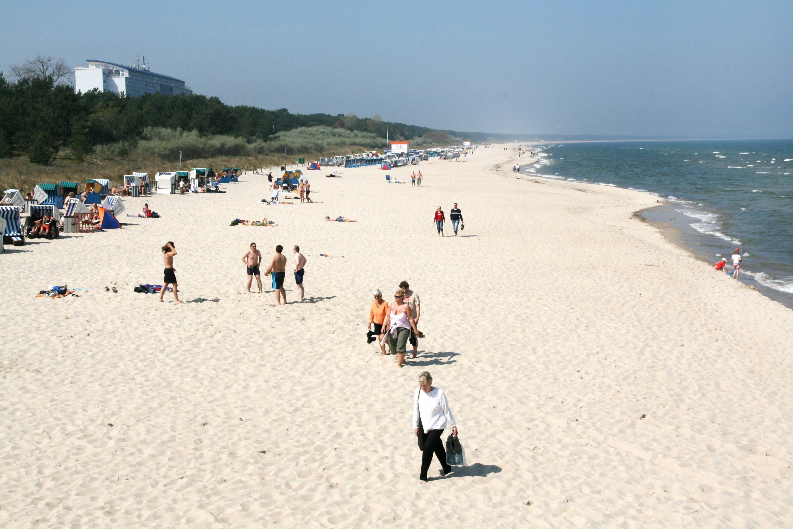 Nær stranden