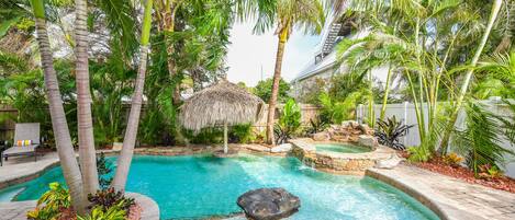 Una piscina climatizada