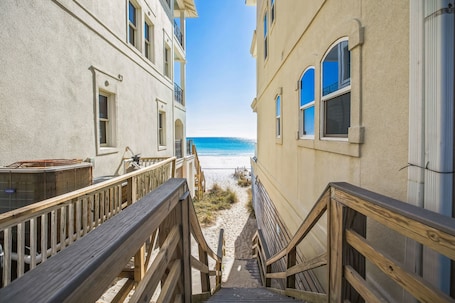 Property grounds. Refreshed & remodeled charming 2-bedroom condo 80 steps away from Miramar Beach