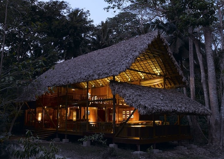 Front of property – evening/night