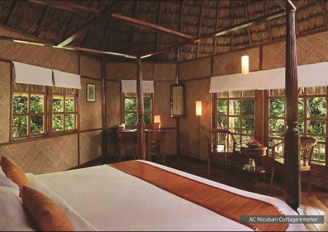 tented cottage | minibar, in-room safe, bed sheets