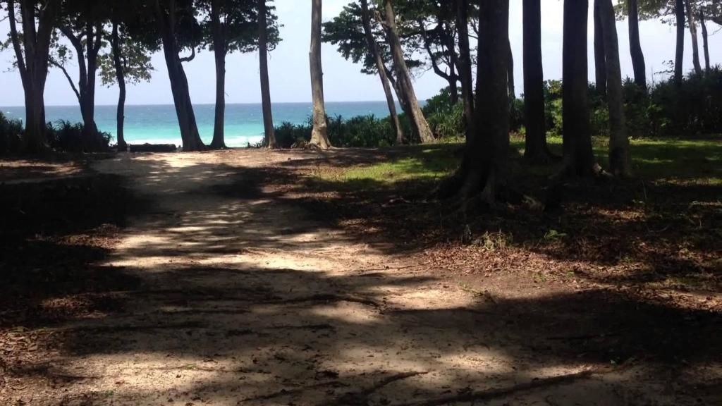 beach nearby, white sand