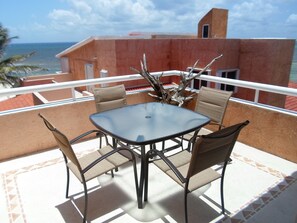 Outdoor dining - Beach Resort, Playa Del Carmen, Mexico, Spectacular View! 333S (Playa del Carmen, QRO)