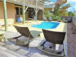 Pool - Corolla Light Amenities, walk to beach, restaurants & shops, Private pool & hot tub, Views!! (Corolla)