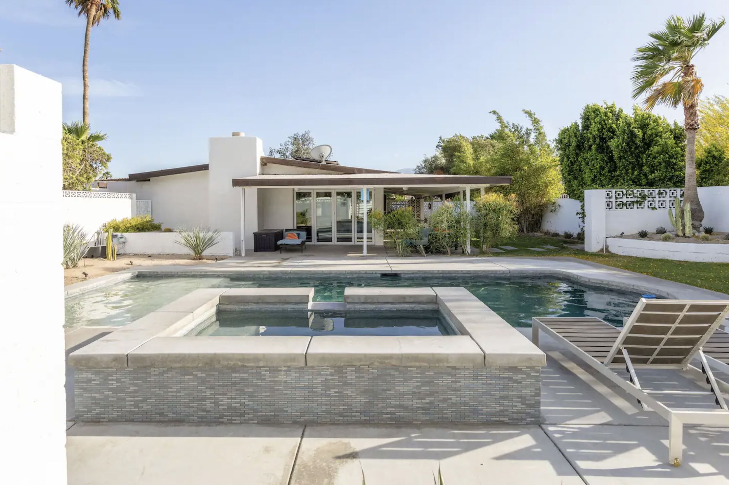 Piscine extérieure, piscine chauffée