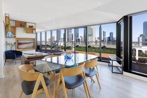 Living area - Flinders Luxury Penthouse (Melbourne)