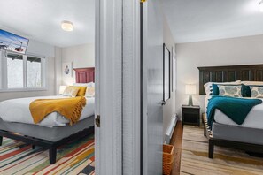 2 bedrooms, iron/ironing board, free WiFi, bed sheets